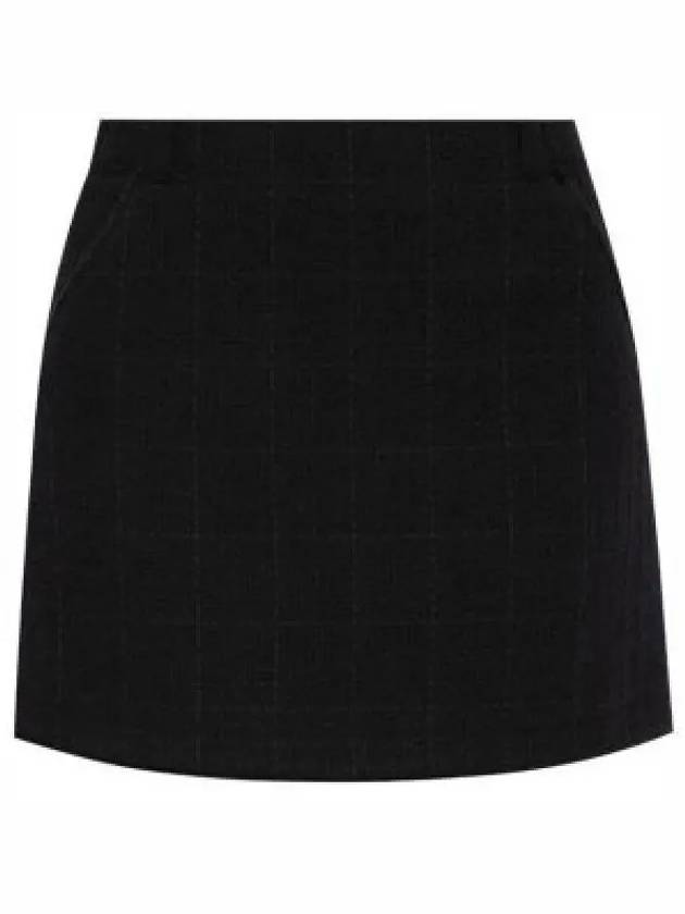 Women's Tweed A-Line Skirt Black - A.P.C. - BALAAN 2