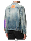 Trucker Denim Jacket Blue - HERON PRESTON - BALAAN 4