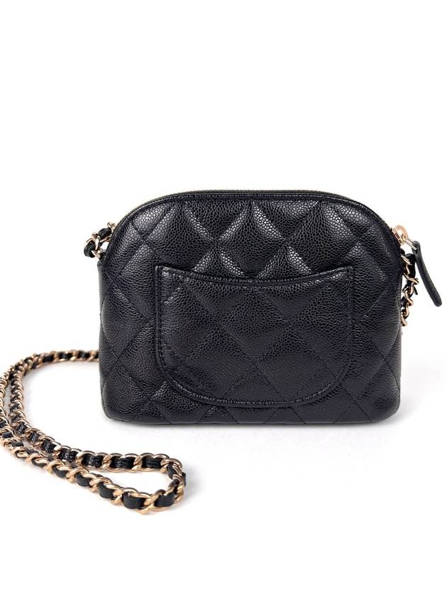 CC Logo Mini Pouch Cross Bag Black - CHANEL - BALAAN 5