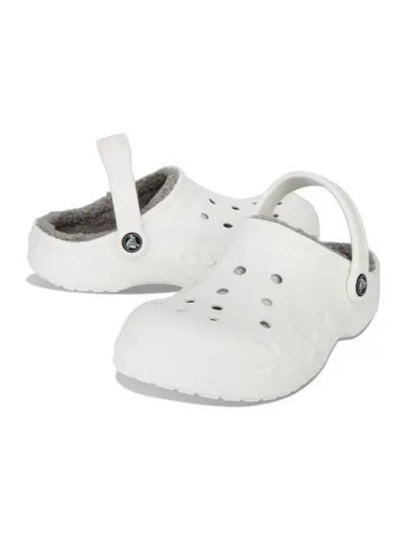 Baya Lined Clog Sandals White - CROCS - BALAAN 2