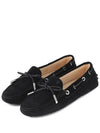 Gommino Suede Driving Shoes Black - TOD'S - BALAAN 2