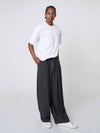 AU42PT07 Classic Wide Pants Melange Gray - ATHPLATFORM - BALAAN 5