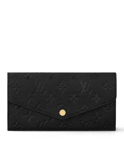 Sarah Monogram Long Wallet Black - LOUIS VUITTON - BALAAN 2