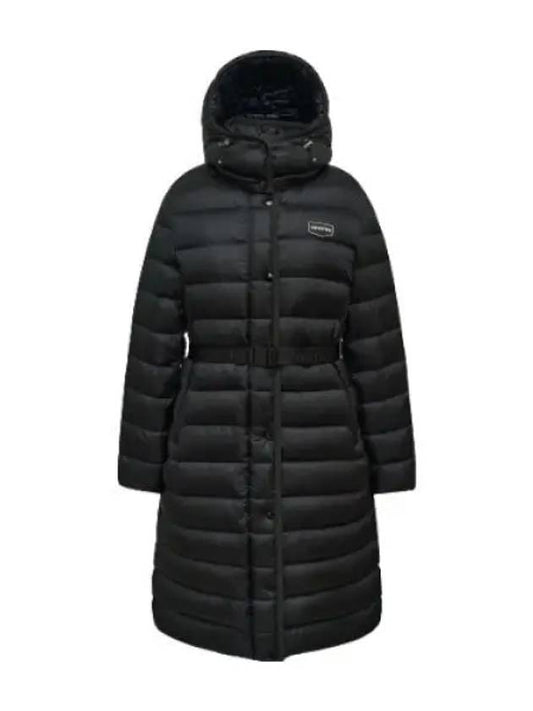 Elvezia Black Women s Outerwear Padding - DUVETICA - BALAAN 1