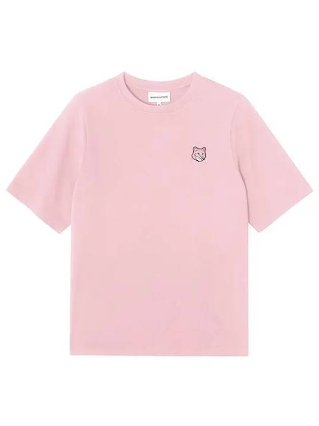 Bold Fox Head Patch Comfort Short Sleeve T-Shirt Pasture Rose - MAISON KITSUNE - BALAAN 5