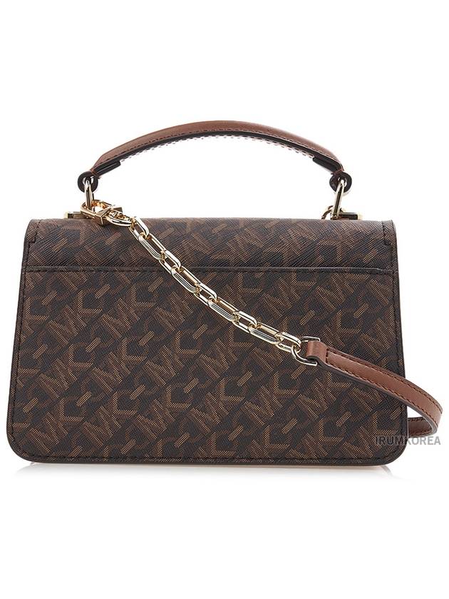 Delancey Monogram Cross Bag Dark Brown - MICHAEL KORS - BALAAN 4