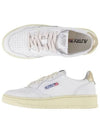 Medalist Low Top Sneakers Beige White - AUTRY - BALAAN 2