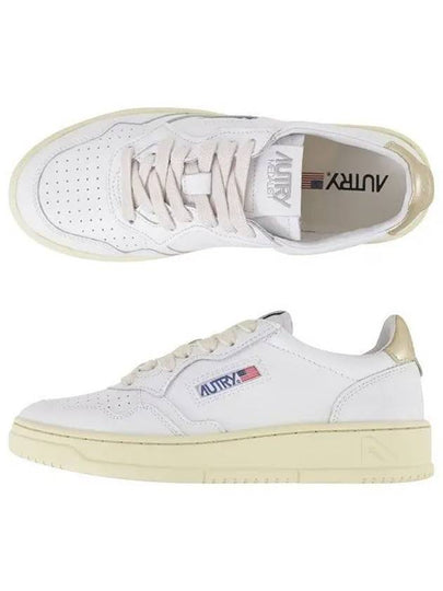 Medalist Low Top Sneakers Beige White - AUTRY - BALAAN 2