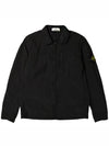 Nylon Metal Econyl Long Sleeve Shirt Black - STONE ISLAND - BALAAN 2