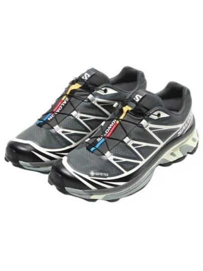 XT 6 GTX Low Top Sneakers Black Lime Cream - SALOMON - BALAAN 2