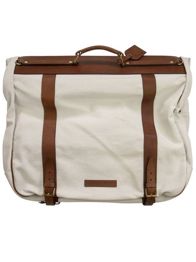 Canvas Linen Tuffle Bag - BRUNELLO CUCINELLI - BALAAN 1