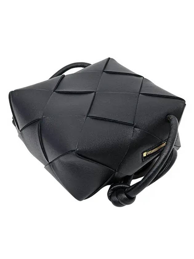 Cassette Intrecciato Mini Shoulder Bag Black - BOTTEGA VENETA - BALAAN 5