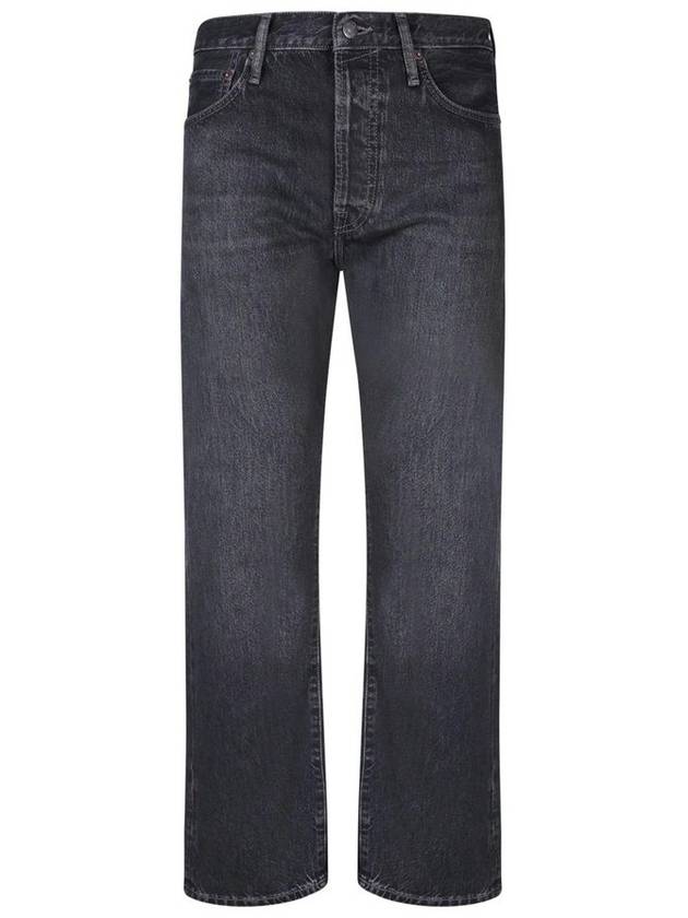 Regular Fit Straight Jeans Black - ACNE STUDIOS - BALAAN 2