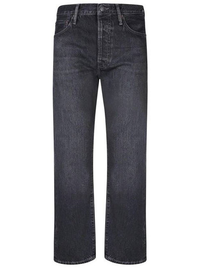 Regular Fit Straight Jeans Black - ACNE STUDIOS - BALAAN 2