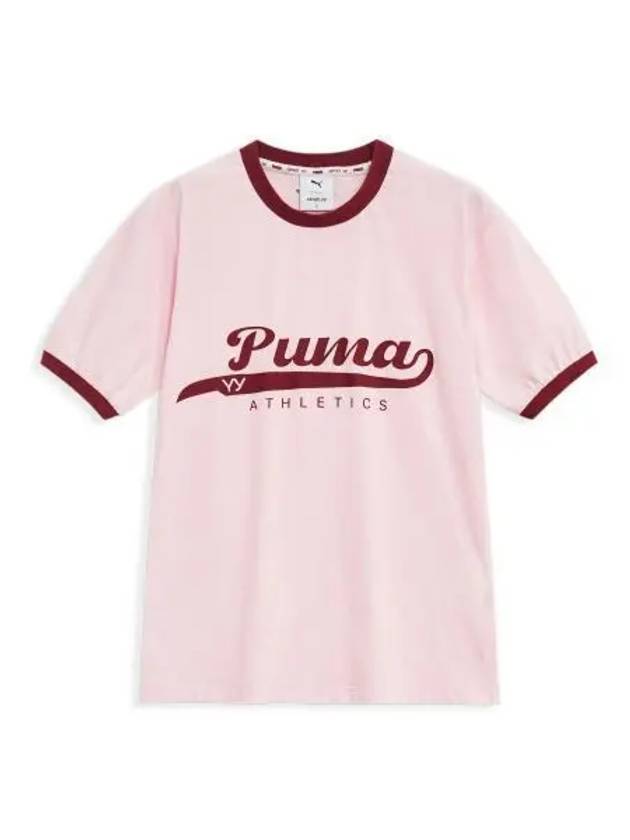 Baby Short Sleeve T-Shirt Pink Lilac - PUMA - BALAAN 2