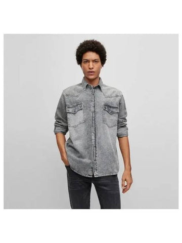 Pocket Western Denim Shirt50489489 005 - BOSS - BALAAN 1