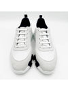 Bouncing Sneakers Calfskin Suede Goatskin Blanc - HERMES - BALAAN 3