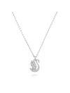 Women's Iconic Swan Pendant Necklace Silver - SWAROVSKI - BALAAN 4