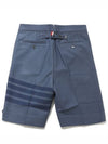 4 Bar Stripe Shorts Blue - THOM BROWNE - BALAAN 3