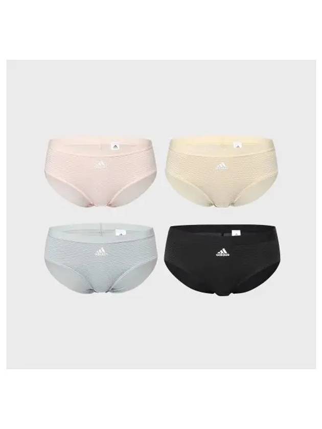 adidas UNDERWEAR 4 Pack Performance Perfect Motion Fit Panties - ADIDAS - BALAAN 1