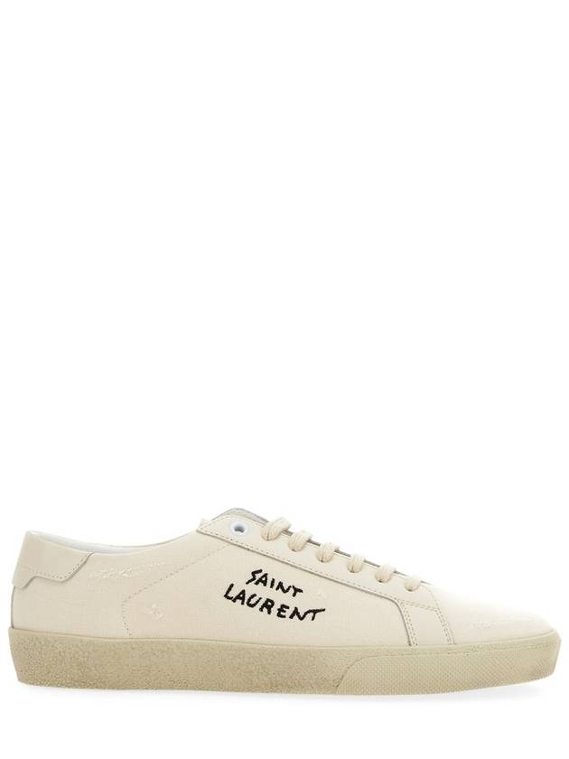 Court Classic SL/06 Sneakers Cream - SAINT LAURENT - BALAAN 4