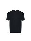 Men's Round Short Sleeve Knit Top Dark Navy - SOLEW - BALAAN 2