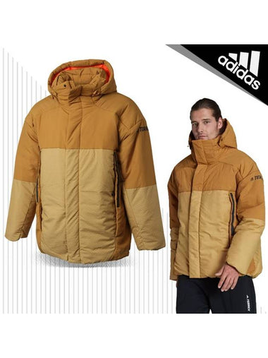 Terex My Shelter Cold Ready Down Jacket HG3162 Brown R - ADIDAS - BALAAN 1