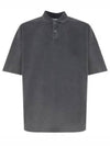 Anchor Embroidery Polo Shirt Dark Grey - JW ANDERSON - BALAAN 2