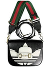 Adidas Horsebit 1955 mini cross bag black white - GUCCI - BALAAN 6