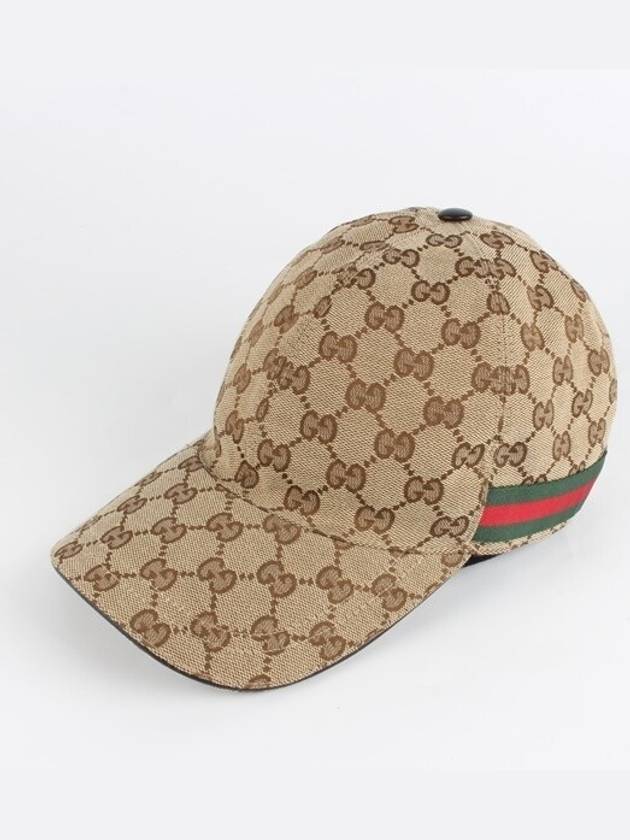 GG Canvas Ball Cap M - GUCCI - BALAAN 1