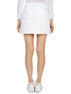 Women's Padded H-Line Skirt White - HORN GARMENT - BALAAN 5