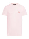 Denise Embroidered Logo Short Sleeve T-shirt Pink - A.P.C. - BALAAN 1