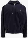 Triomphe Embroidered Zip Up Hoodie Navy - CELINE - BALAAN 1