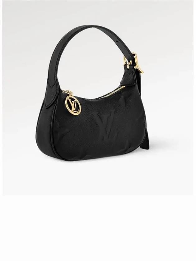 Mini Moon Monogram Empreinte Leather Shoulder Bag Black - LOUIS VUITTON - BALAAN 4