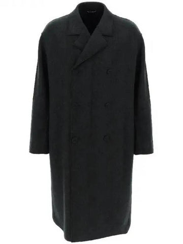 Dior double breasted wool overcoat - DIOR - BALAAN 1