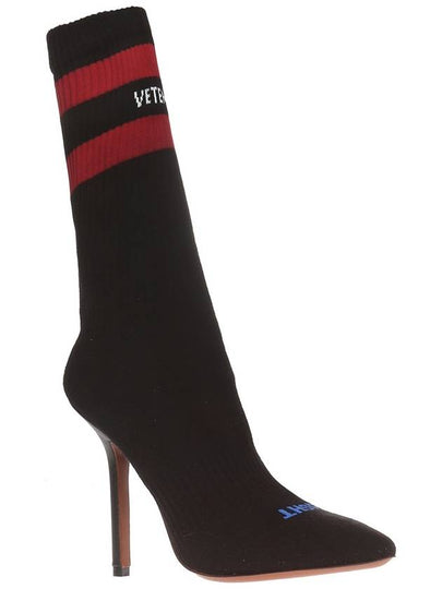 VETEMENTS Stiletto Shoes With A Sock, Women's, Black - VETEMENTS - BALAAN 2