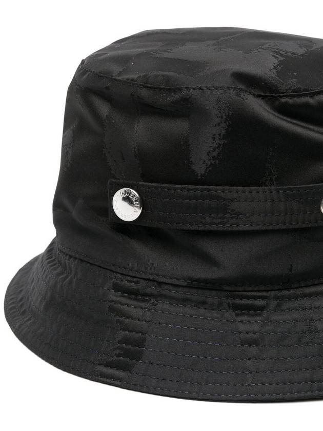 Graffiti Logo Bucket Hat Black - ALEXANDER MCQUEEN - BALAAN 4