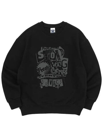 Vint Shopping Sweatshirt Black - POLYGRAM - BALAAN 1