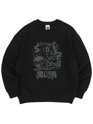 Vint Shopping Sweatshirt Black - POLYGRAM - BALAAN 1