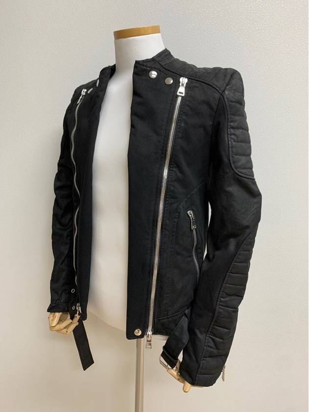 Coated rider jacket black XS - BALMAIN - BALAAN 3