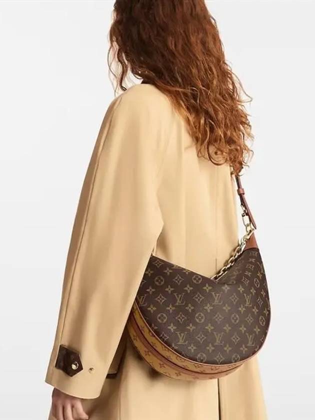 Women's Loop Hobo Monogram Shoulder Bag Brown - LOUIS VUITTON - BALAAN 4