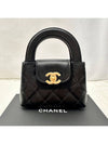 Women s WOC Vanity Mini Bag Crossbody Top Handle Black Gold LUX240702 - CHANEL - BALAAN 1