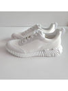 Bouncing Sneakers Mesh Suede Goatskin Blanc Blanc - HERMES - BALAAN 3