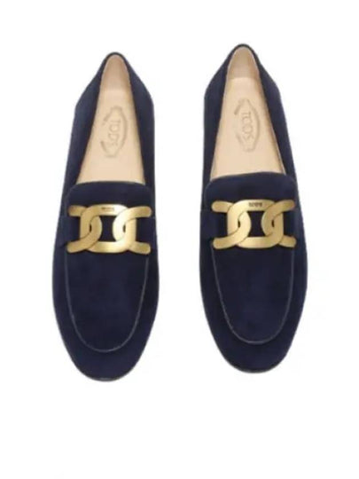 Women's Kate Suede Loafers Blue - TOD'S - BALAAN 2