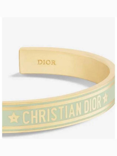 Cord Bangle Bracelet Gold Mint - DIOR - BALAAN 2