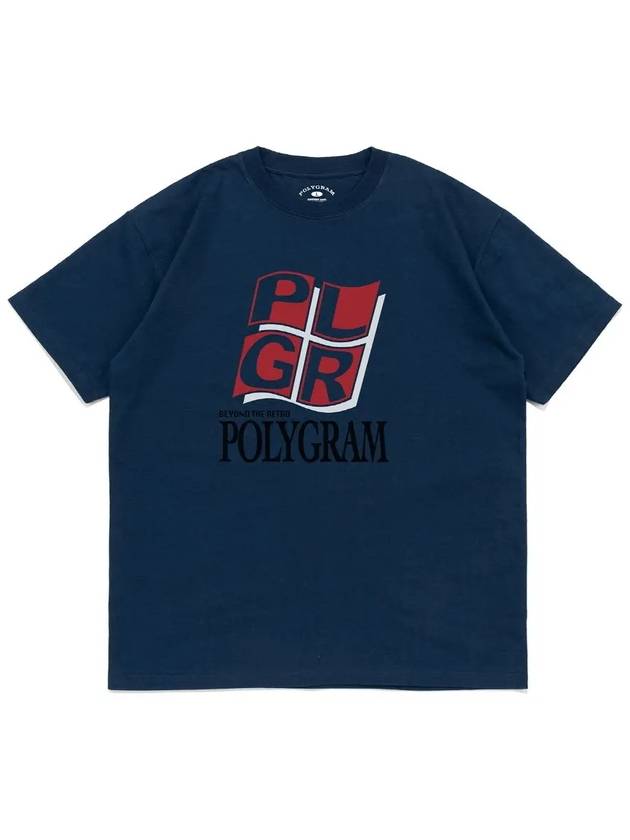 WINDOW PLGR T SHIRTS DARK BLUE - POLYGRAM - BALAAN 3