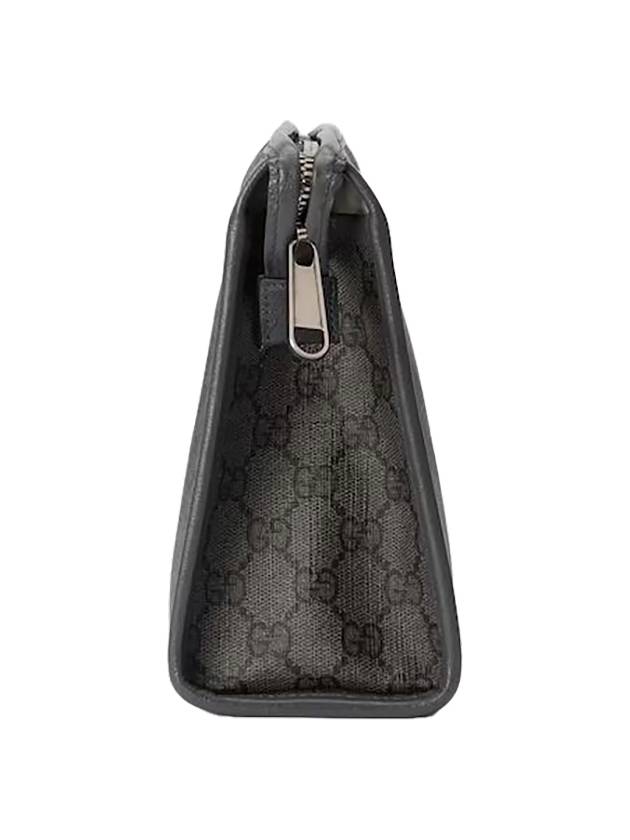 Ophidia GG Toiletry Clutch Bag Grey - GUCCI - BALAAN 6