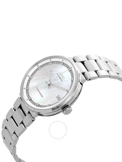 Mido Commander II Automatic Diamond White Mother of Pearl Dial Ladies Watch M0142071111680 - MIDO - BALAAN 2