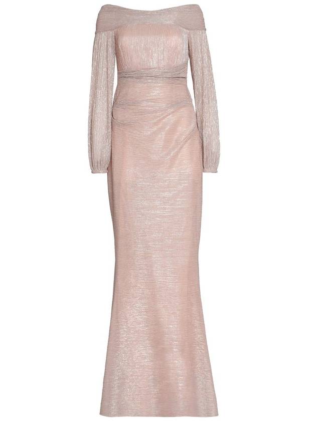 Talbot Runhof Lurex Draped Dress - TALBOT RUNHOF - BALAAN 1