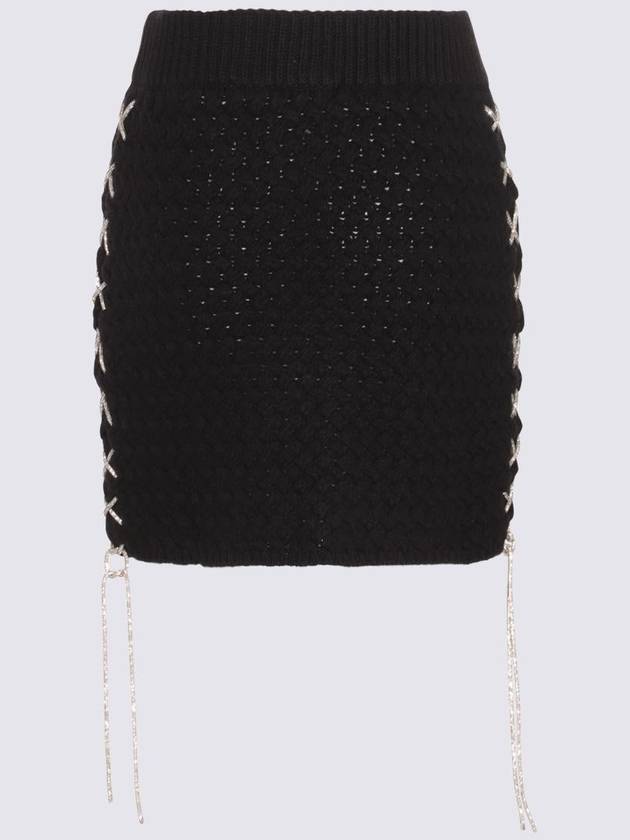 Giuseppe Di Morabito Black Stretch Ruffled Mini Skirt - GIUSEPPE DI MORABITO - BALAAN 2